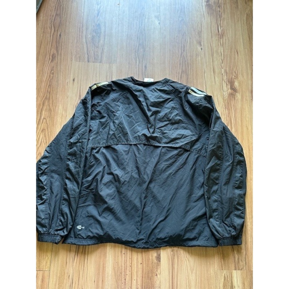 Adidas ClimaLite Pullover Windbreaker Jacket Black Mens Medium - Picture 3 of 9